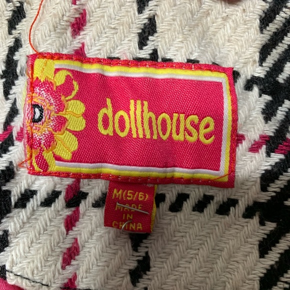 Cute dollhouse jacket, black, white, red, nice shape - Picture 3 of 8